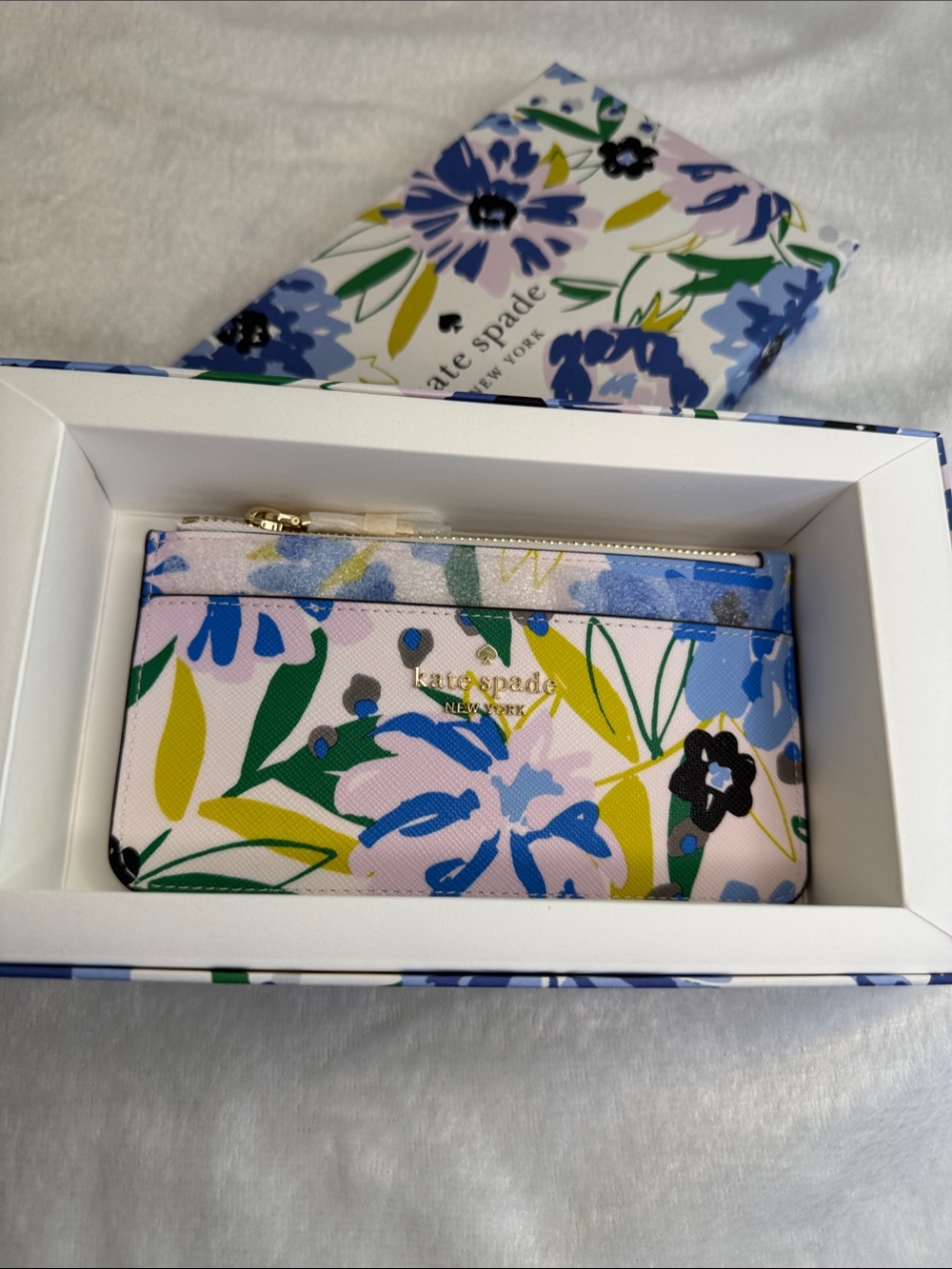 Kate Spade Boxed Madison Floral
Large Slim Card Holder